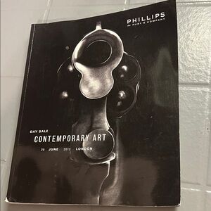 🔥2012 Phillips Contemporary Art Catalog, Collectors Coffee table Large book